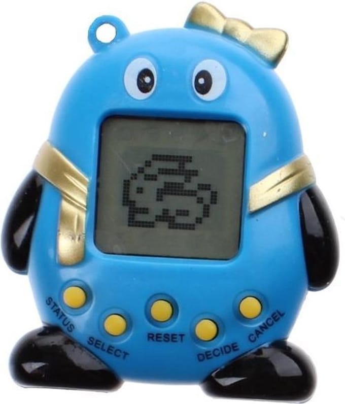 Kids Fun Elektronisch Huisdier Funny Pets 5,5 Cm Blauw