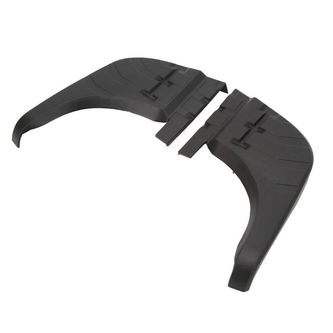 2 Pièces Coussinet de Marchepied pour Pare-chocs Arrière 52163‑0C040 Prévention des Dommages Remplacement pour Tundra 2007‑2013 black