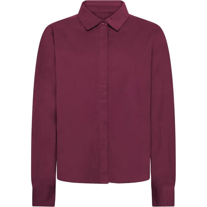 Vrouwen lange mouwen velours shirt KnowledgeCotton Apparel