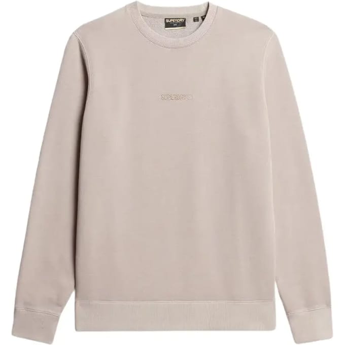 Superdry - Sweatshirt met ronde hals en micrologo - Heren - Truien