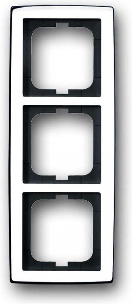 ABB Busch-Jaeger afdekraam 3-voudig - solo chroom glans (1723-80G)