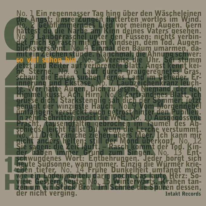 Omri Ziegele Billiger Bauer - So Viel Schon Hin. 15 Herbstlieder (CD)