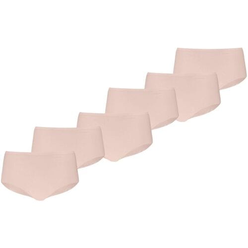 Puma - Dames - Mini Shorts - Invisible Cotton - 6-pack - Light Pink - Maat M