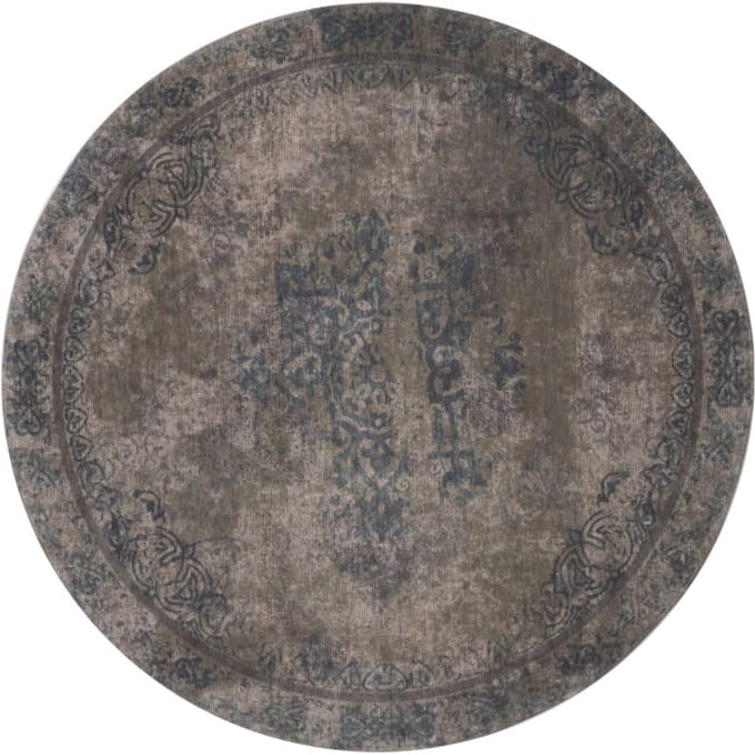 Veer Carpets Vloerkleed juud rond groen ø120 cm