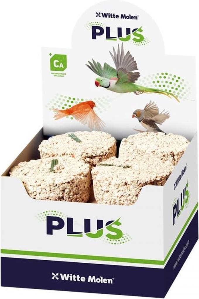 Witte Molen Plus mineraalblok middel grof, LET OP ! PRIJS PER STUK !!