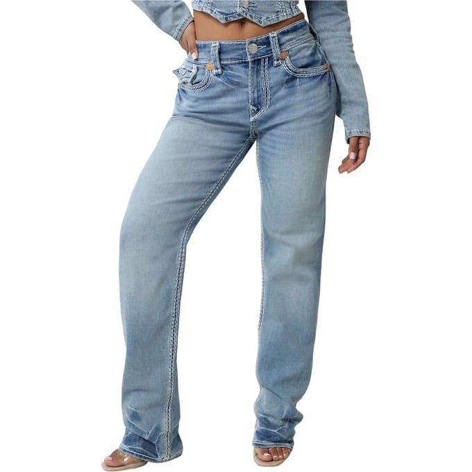 True Religion Ricki Rlxd-jeans voor dames, in relaxed fit (Horizon)