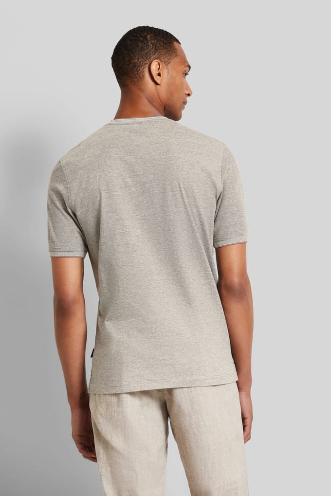Bugatti Herren T-shirt van puur katoen