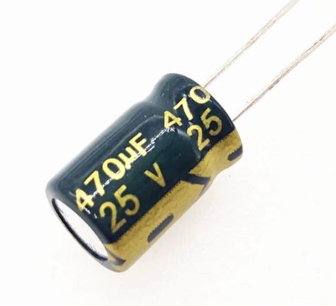 OTRONICÂ® Condensator 470uF 25v Elektrolytisch (ELCO)
