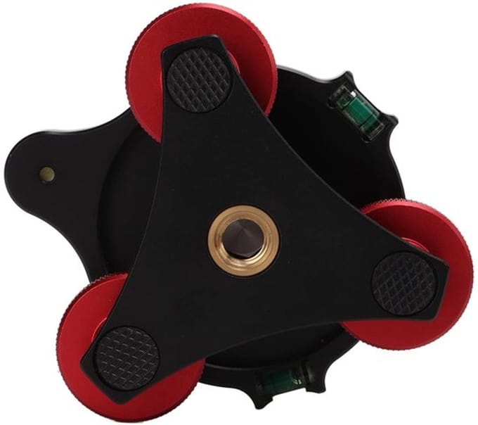 Allecto - Camera Statief Balhoofd - Aluminium Leveling Base - Sterk