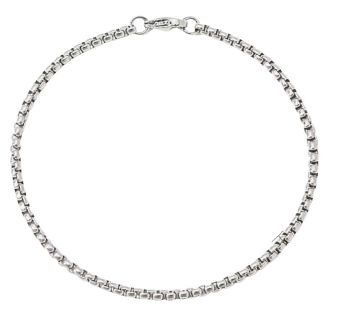 Armband RVS -19 cm -zilverkleur -schakel- Charme Bijoux
