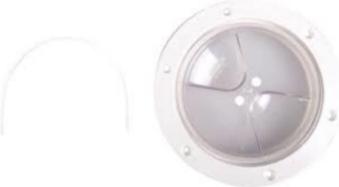 BREG - Rond inspectiedeksel - Doorzichtig - 113mm