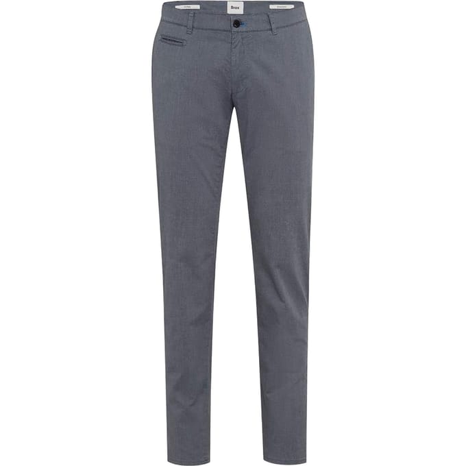 Brax Heren Chino  Style FABIO IN MONOCHROME, blauw, maat 36/32