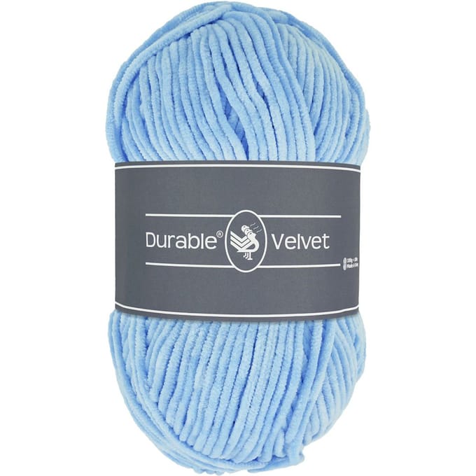 Durable Velvet - 282 light blue - Chenille Garen