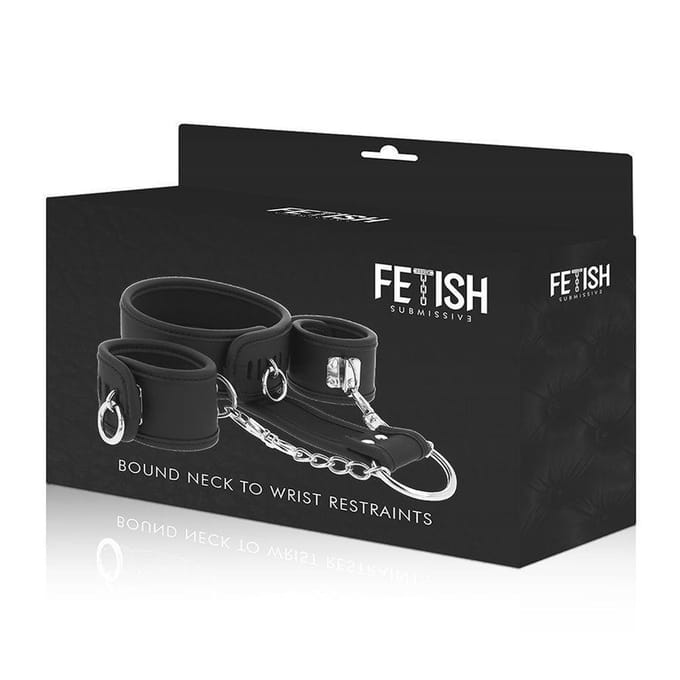 FETISH SUBMISSIVE BONDAGE | Fetish Submissive Leather And Handcuffs Vegan Leather