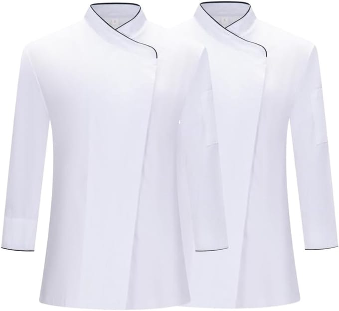 Kookjassen Dames - Professionele Kleding - Keuken Werk - Set van Twee