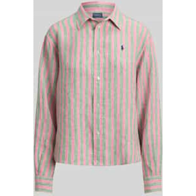 Boxy fit Overhemdblouse van puur linnen