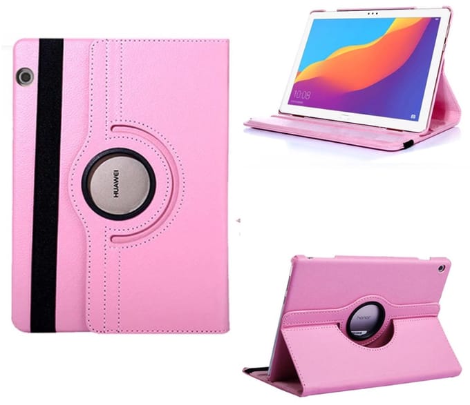EtuiTab Huawei MediaPad T5 10.1 - Tablethoes - Roterend - Roze