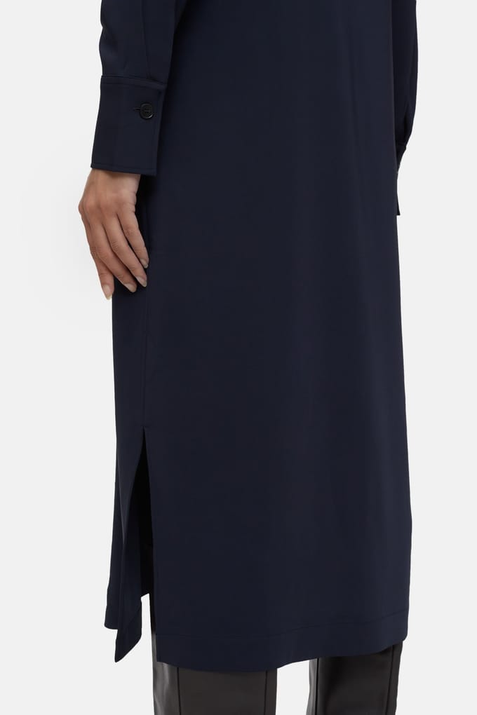 Closed Slim Dress Dark Night Größe: M | Midikleider Outlet | Damen | Schwarz