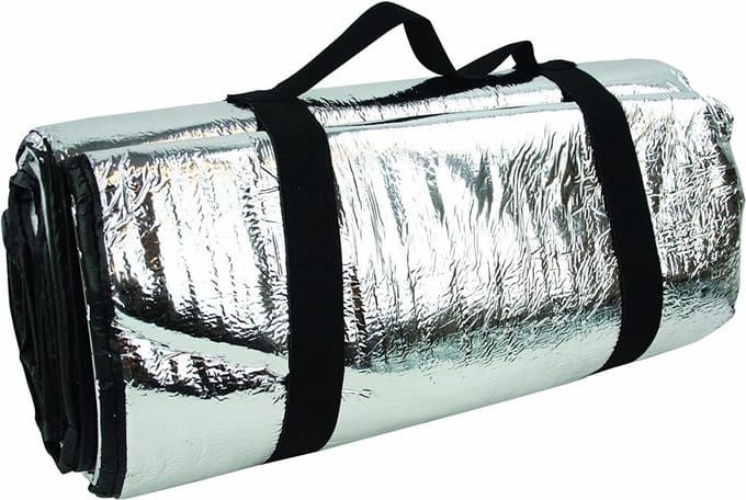 Thermo Nooddeken - Grote Reflecterende Folie voor Warmtebehoud bij Eerste Hulp, Wandelen en Redding