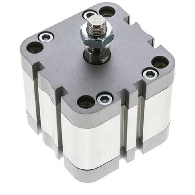 ISO 21287 Compacte Dubbelwerkende Cilinder 63-20mm - Magnetisch - Mannelijke Stang