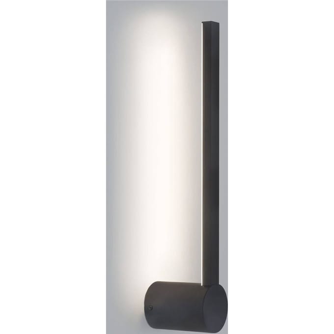 Forlight LED badkamer wandlamp Passeggio Nova, 40 cm, zwart