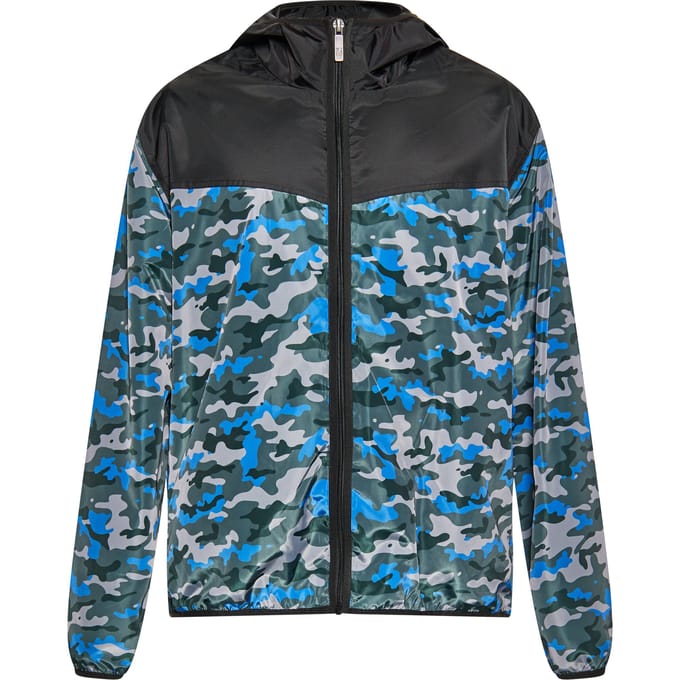 Mo Blouson Heren Blauwe camouflage