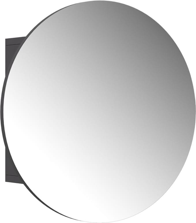 Vicco Loki Badkamerspiegelkast – 50 x 50 cm met 2 compartimenten Antraciet