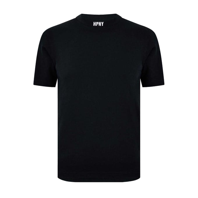 Heron Preston Heren Effen Crew Hals T-shirt (Zwart)