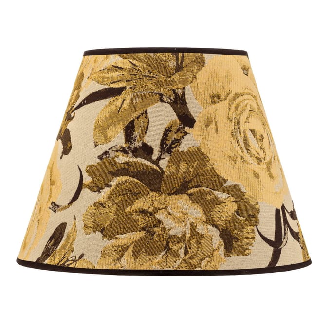 Duolla kap Sofia hoogte 25 cm, bloemenpatroon geel