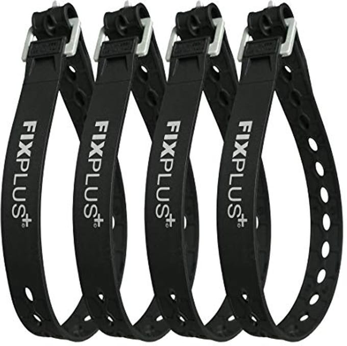 Sjorbanden 4-pack - Beveilig, bevestig en bundel met Flexibele en Herbruikbare Spanbanden