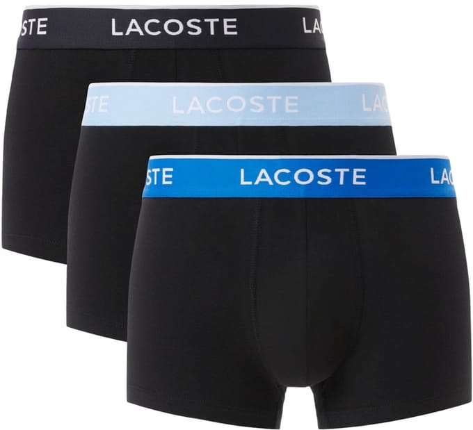 Boxershort met elastische band in een set van 3 stuks