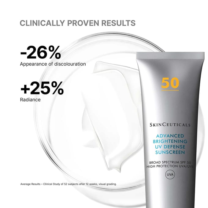 SkinCeuticals Advanced Verhelderende UV Defense SPF50 Zonnebrand 40 ml