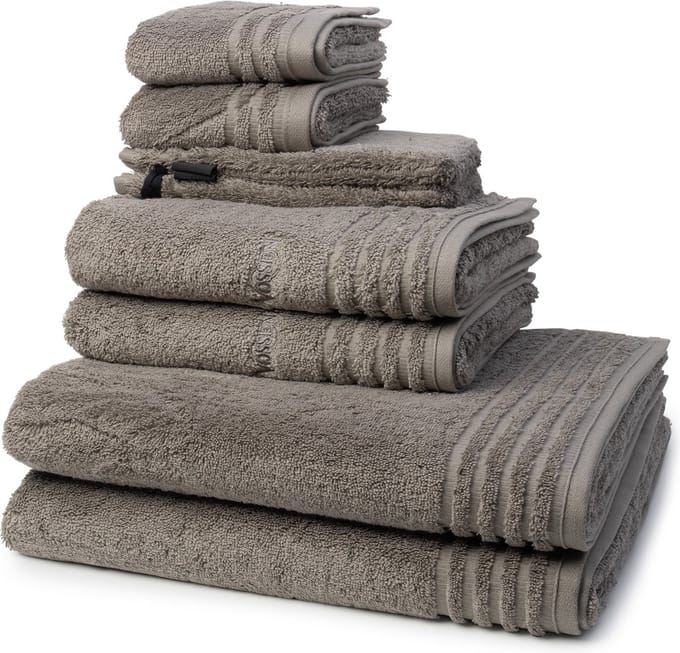 Vossen 2 X was- 2 X gast- 2 X douche- 2 X handdoek in een set Vienna Style Supersoft