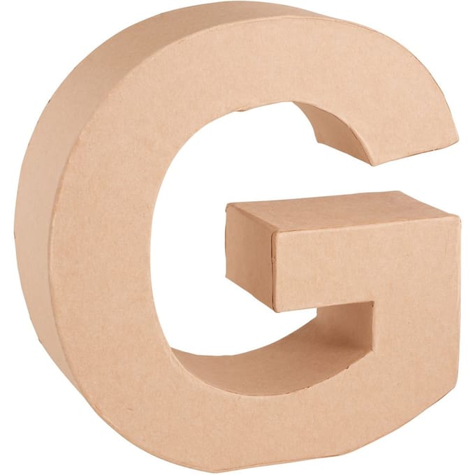 Kartonnen brief - Letter "G"