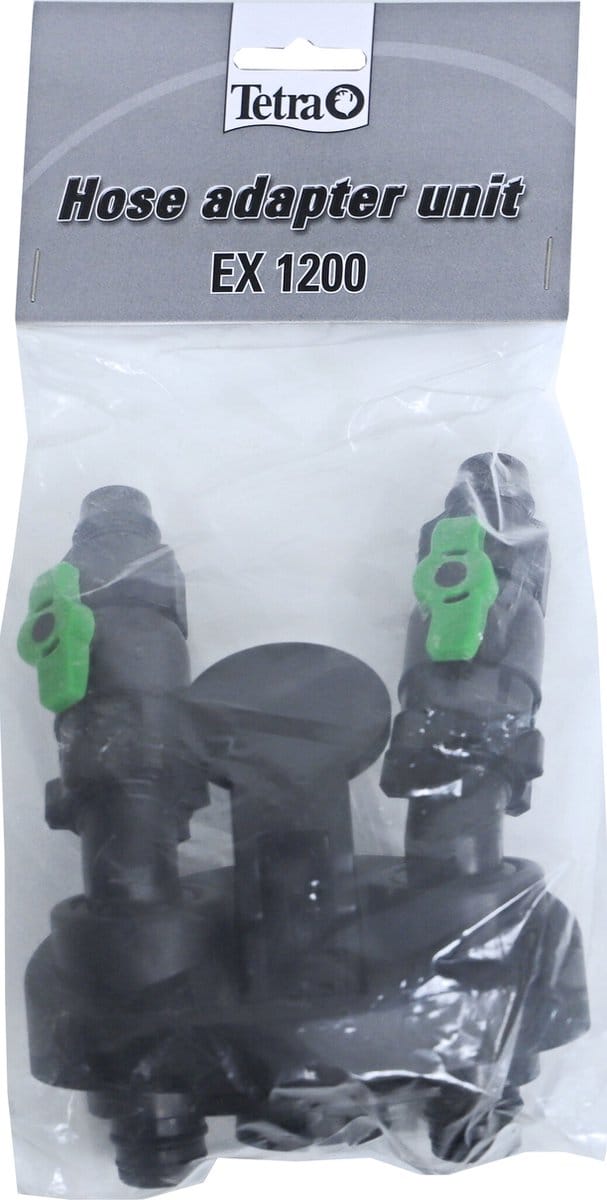 Tetra - slangadapter Met 2 kranen voor ex 1200