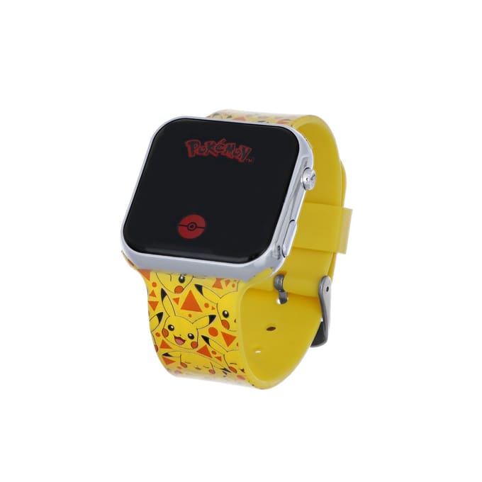 Disney 5-DIS036 Pikachu - Kinderhorloge - Led Horloge - Pokémon - Geel