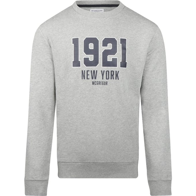 McGregor Graphic Hoody  Medium Grey Melange Taglia: S | Maglioni a maglia Outlet | Uomo | Grigio