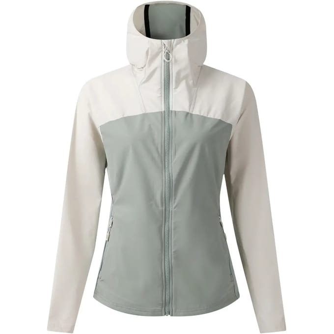 Dare2B Nomadic dames softshelljas met capuchon en panelen, waterafstotend en met panelen