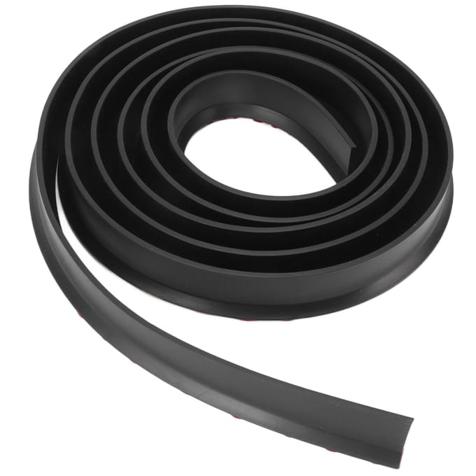 Bande d'Isolation d'Eau Flexible Pliable Auto-Adhésive TPE Douche Séparation Humide Sèche Salle de Bain black