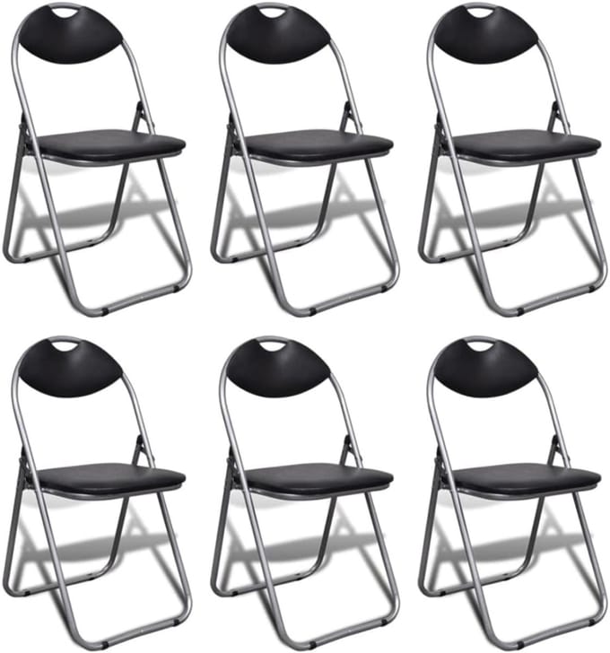 QIN® Stoelen 6 Stuks - Stoelen - Beige - 81cm x 43cm x 81cm