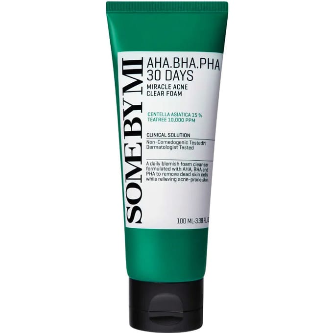 SOME BY MI - AHA,BHA,PHA 30 Days Miracle Acne Clear Foam Mini 50ml