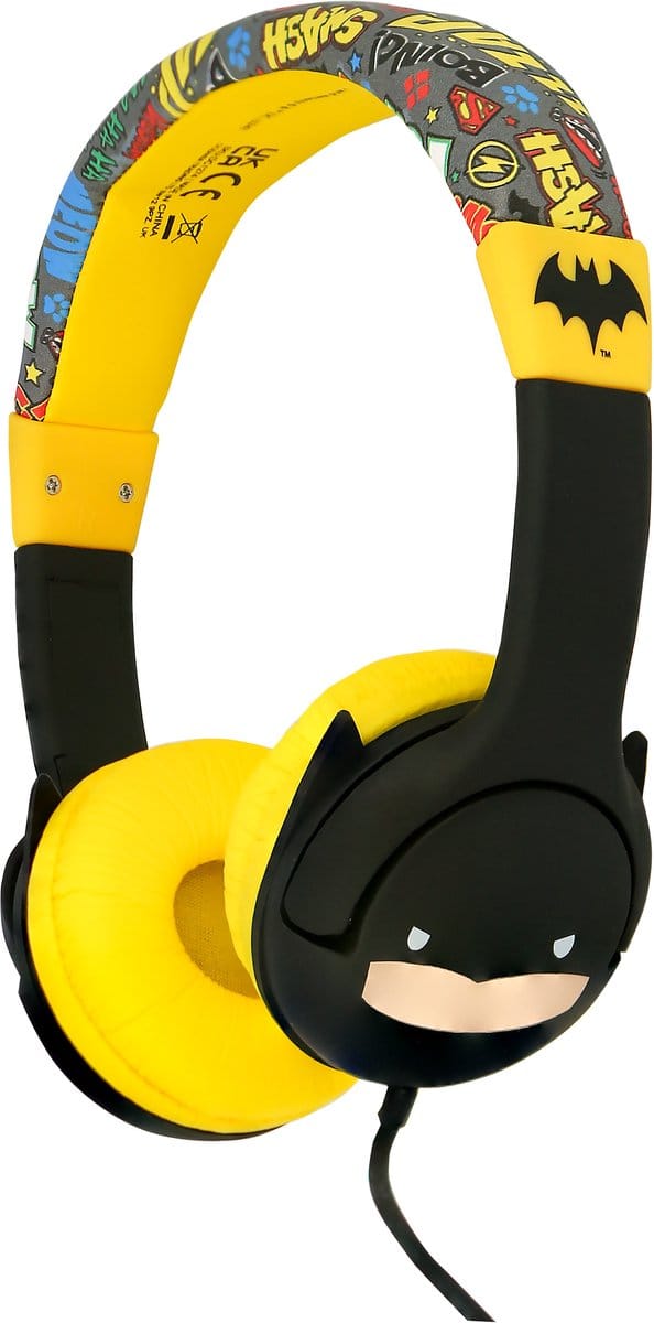 Batman - kinderkoptelefoon met volumebegrenzing - verstelbaar - comfortabel