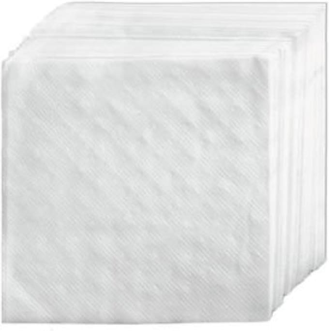 Drink Servetten - Papieren Servetten - Horeca Gebruik - 1-Laags Papier - 23cm x 23cm - Wit