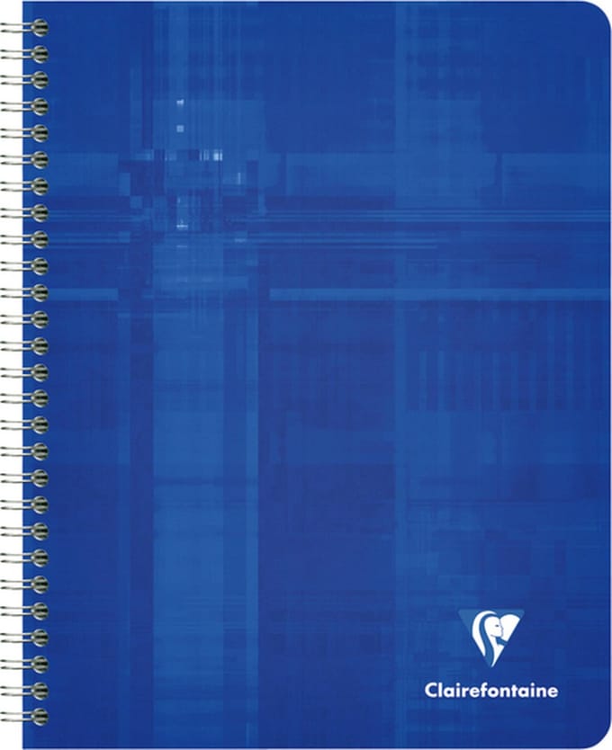 Schrift clairefontaine a5+ ruit 5x5mm 120pag 90gr | 5 stuks