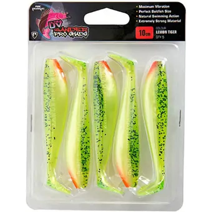 Lokvogels Fox Rage Zander Pro Shad Ultra UV (x5)