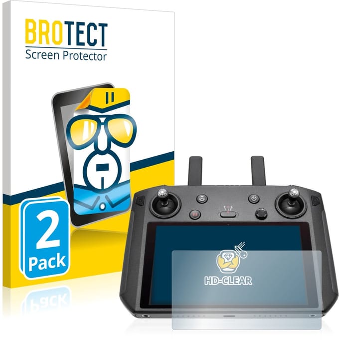 BROTECT - Screenprotector voor DJI Smart Controller - Folie Beschermfolie transparant 2 Stuks