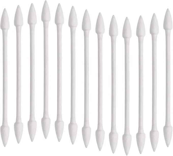 Spitse wattenstaafjes - Precisietips - Make-up aanbrengen - Dubbele punt - 800 stuks - Wit