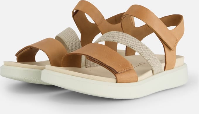 Ecco Flowt W Sandalen cognac Leer - Dames - Maat 37