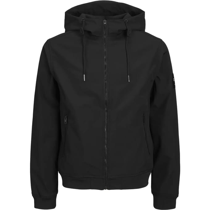 JACK&JONES JJEBASIC SOFTSHELL HOOD NOOS Heren Jas - Maat S