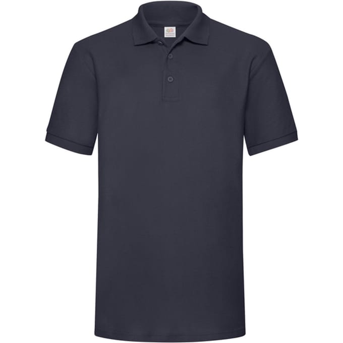 Fruit of the Loom Heren Zwaargewicht Poloshirt (Deep Navy)
